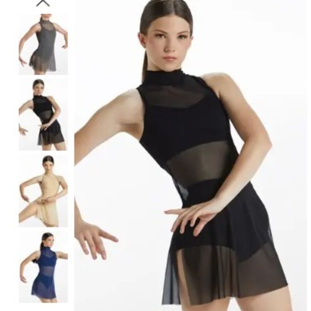 Balera D10664 - Mesh Tunic Overdress in black (IC?)